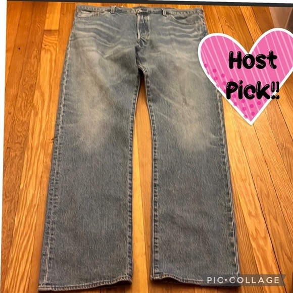 Levi's Other - LEVI’S • premium the original 501 “93 stretch straight jean” • size 44 X 38”